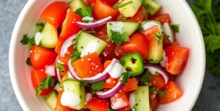 Salsa de concombre frais