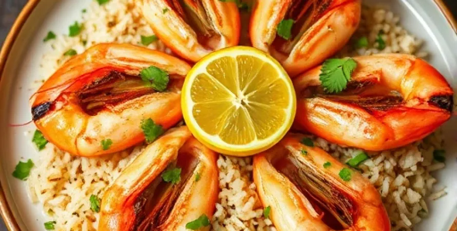 Crevettes au citron et tequila