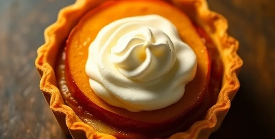 Tarte aux pommes et pumpkin sans croûte