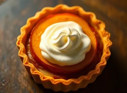 Tarte aux pommes et pumpkin sans croûte