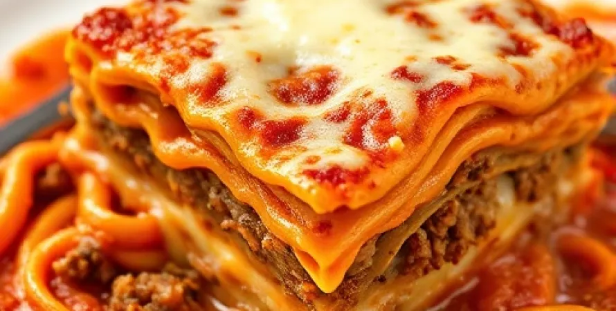 Lasagnes de pâtes italiennes