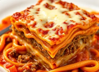 Lasagnes de pâtes italiennes