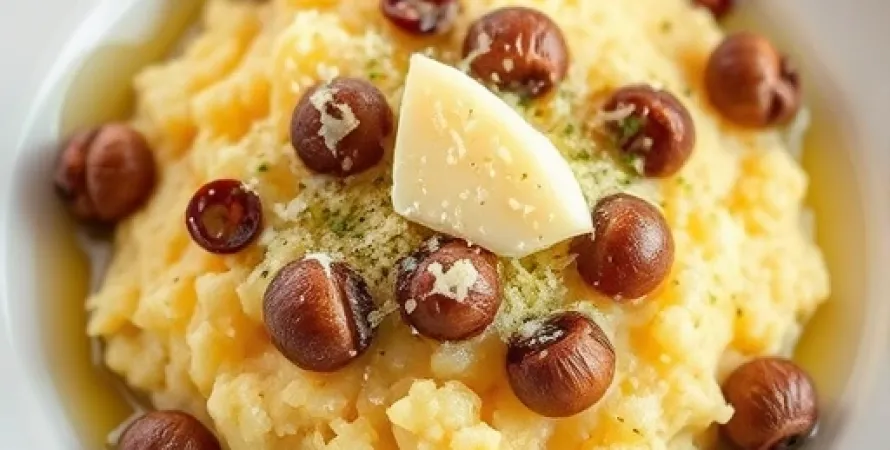 Polenta aux pignons