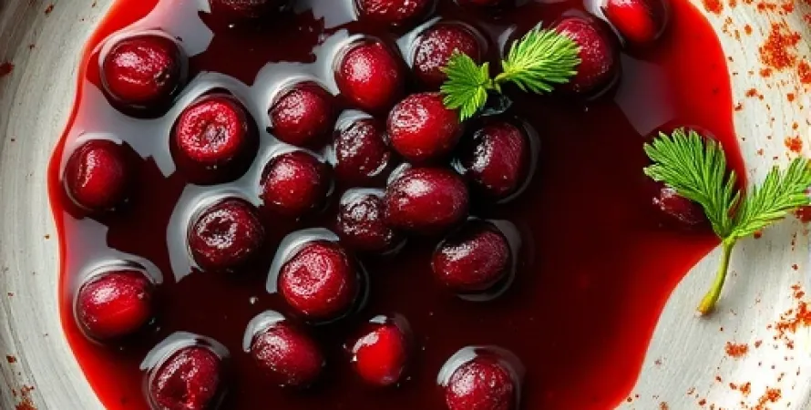 Sauce de cranberries au porto