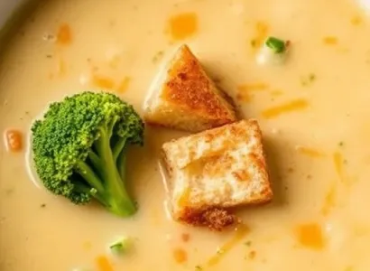 Soupe au Broccoli et au Fromage