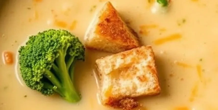 Soupe au Broccoli et au Fromage