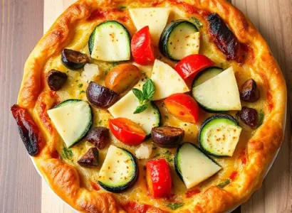 Tarte aux légumes et Gruyère