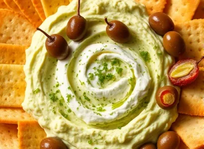 Dip de fromage vert