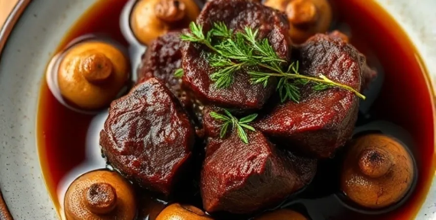 Daube de boeuf au porcini