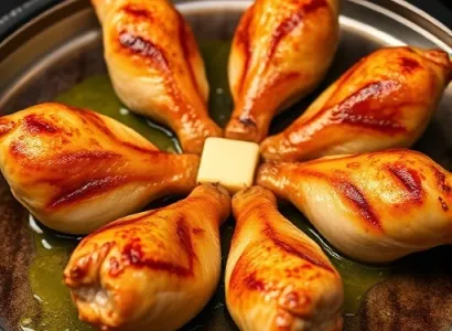 Cuisses de poulet rôti au citron