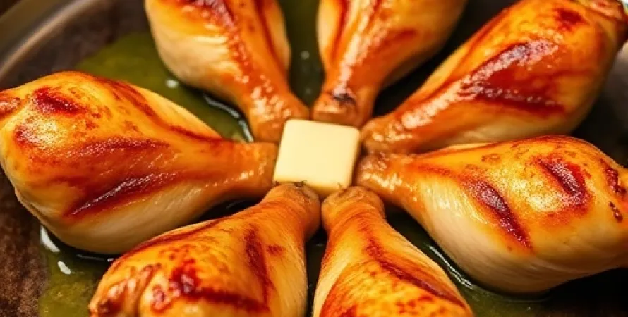 Cuisses de poulet rôti au citron