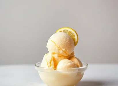 Glace au citron