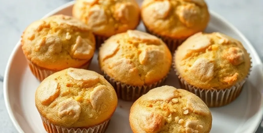 Muffins au citron et aux graines de pavot