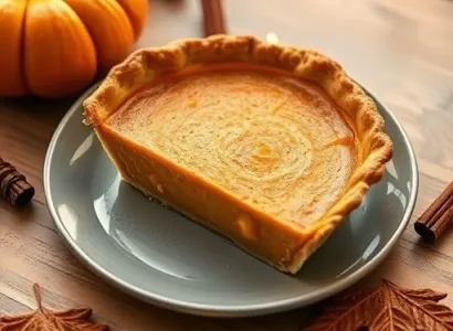 Tarte à la citrouille sans lait