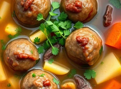 Soupe de Boulettes de Boeuf