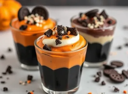 Tasses noires et orange
