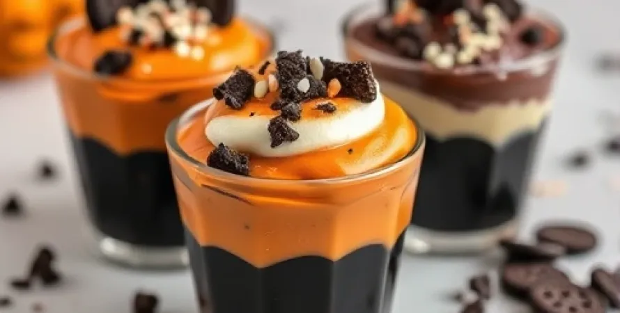 Tasses noires et orange