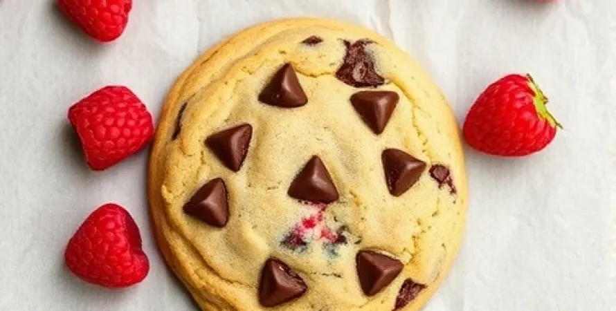 Cookies au Chocolat et aux Framboises