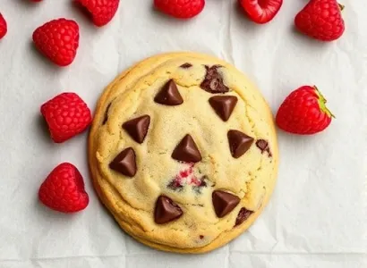 Cookies au Chocolat et aux Framboises
