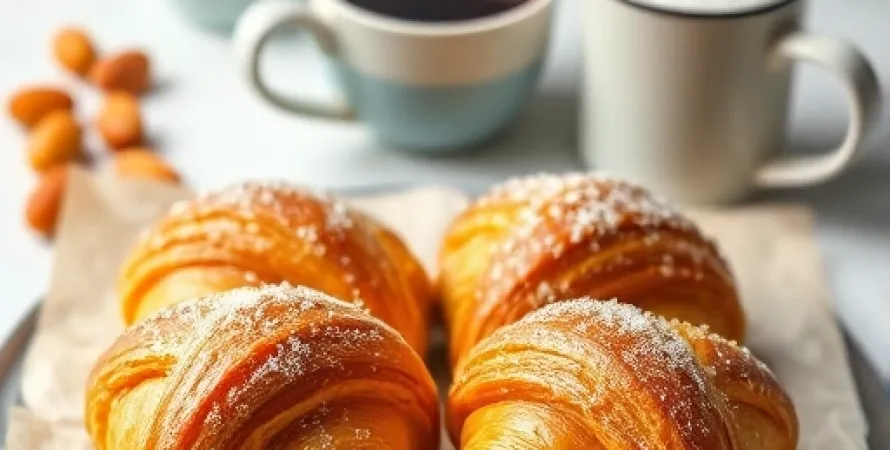 Croissants aux amandes