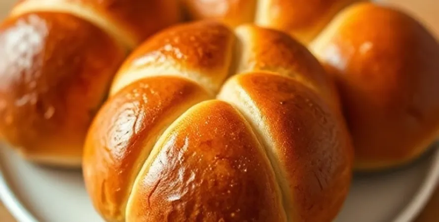Buns au lait et au beurre