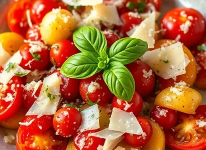 Pâtes aux tomates cerises