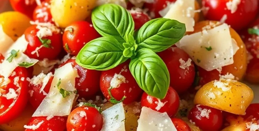 Pâtes aux tomates cerises