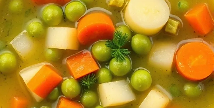 Potage de petits pois