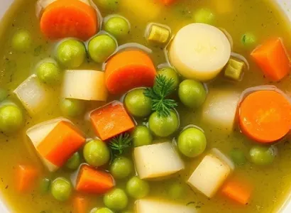 Potage de petits pois