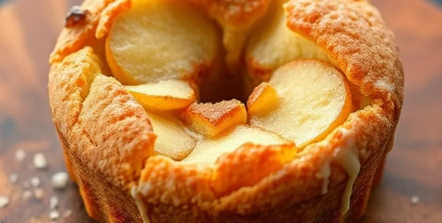 Gâteau aux pommes sans sucre