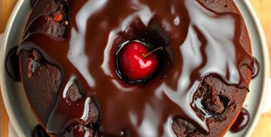 Gâteau de cerises au chocolat