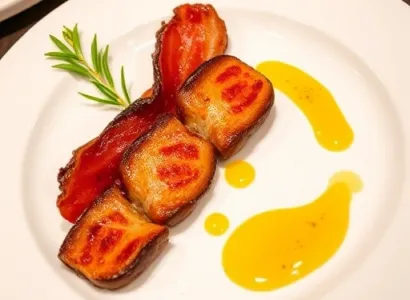 Bacon sucré doré