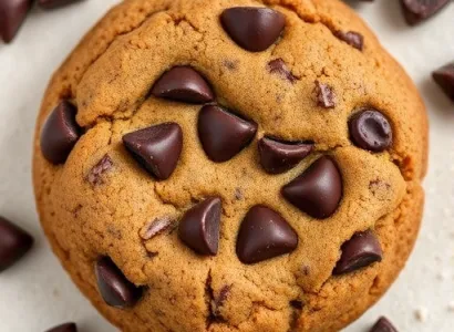 Biscuit au chocolat riche en protéines