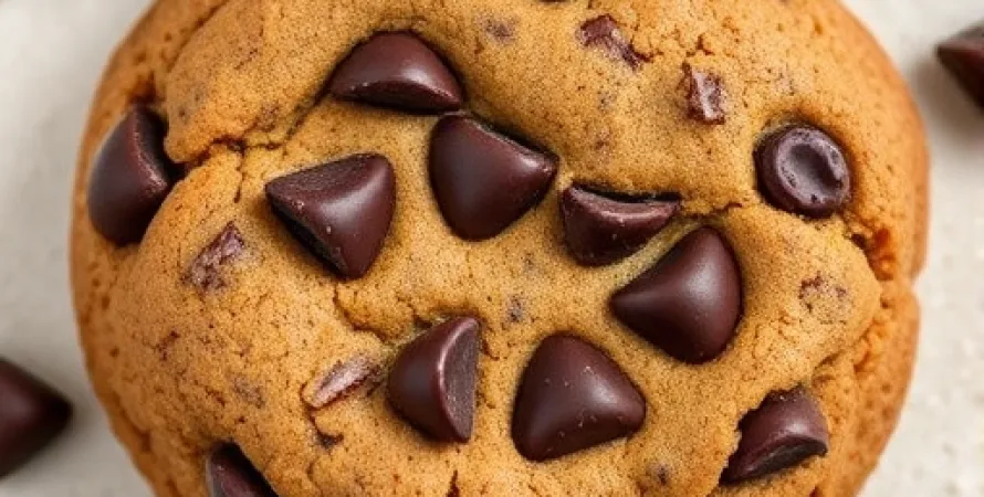 Biscuit au chocolat riche en protéines
