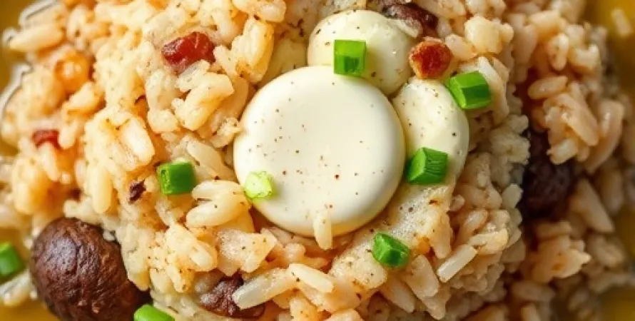 Riz au fromage de chèvre