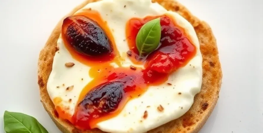 Pizza au fromage de brie et aux figues