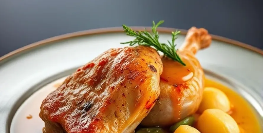 Poulet au miel et au gingembre