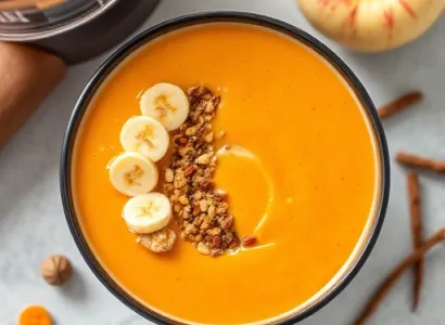 Smoothie aux patates douces et au cardamome