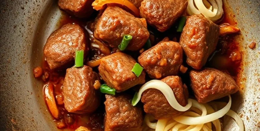 Boeuf aux quatre oignons