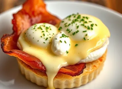 Œufs Benedict au spinard créme