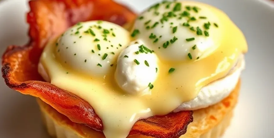 Œufs Benedict au spinard créme