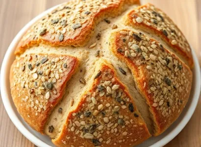 Pain aux herbes sain