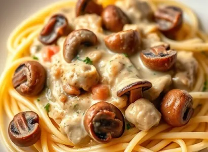 Boeuf Stroganoff aux champignons