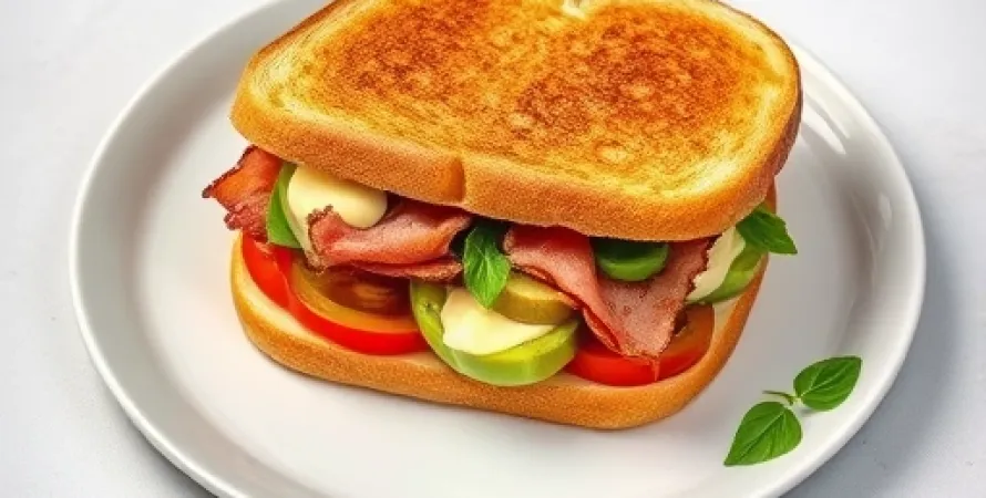 Sandwich avocat et épices