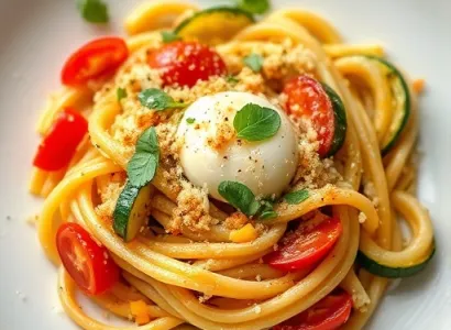 Pâtes aux légumes d'été