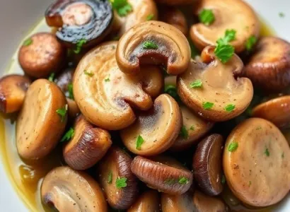 Champignons sautés au garlic