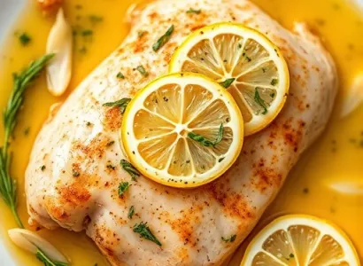 Poulet au citron et vodka