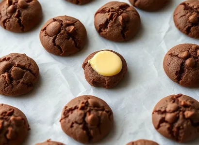 Cookies au chocolat et beurre de cacahuète