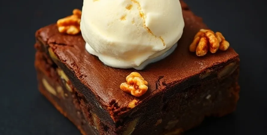 Brownies au chocolat et noix
