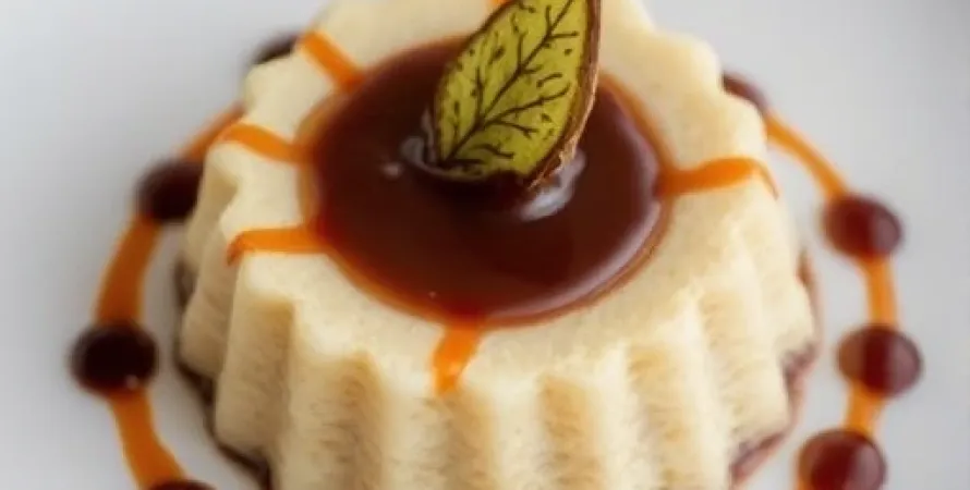 Pudding au riz au chocolat et caramel